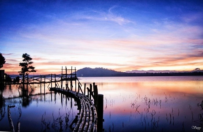 Hồ Ea Kao bức tranh sơn thủy của Tây Nguyên